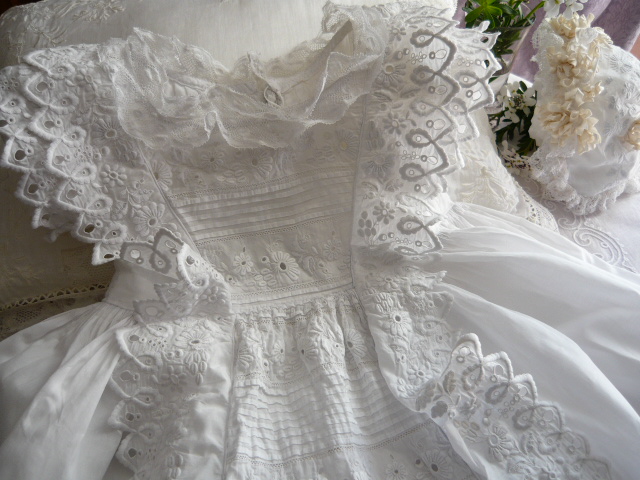 Robe bapteme ancienne deals